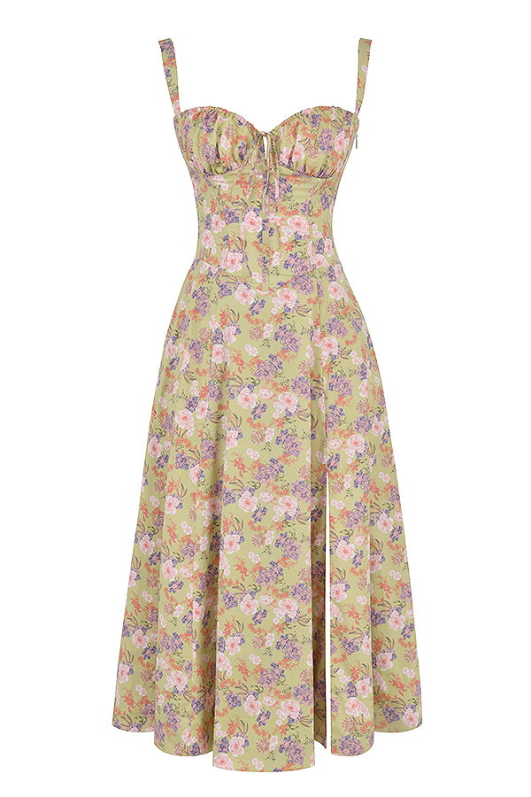 Stylish Floral Midi Dress