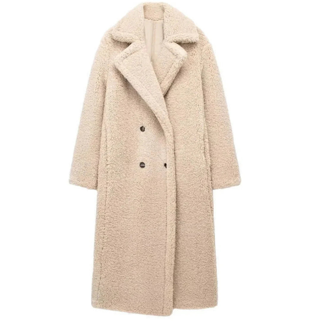 Women's Long Winter Trench Coat