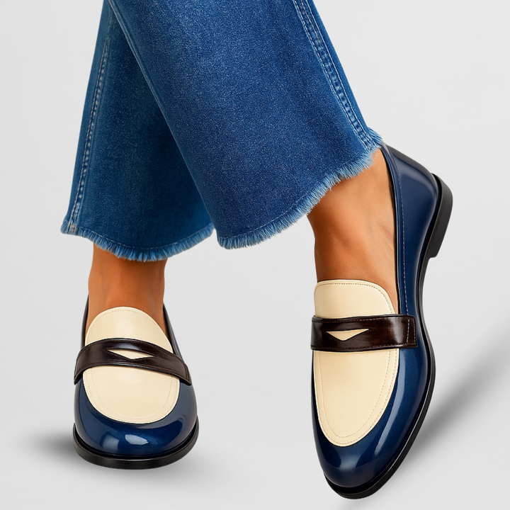 Elegant Two-Tone Loafers