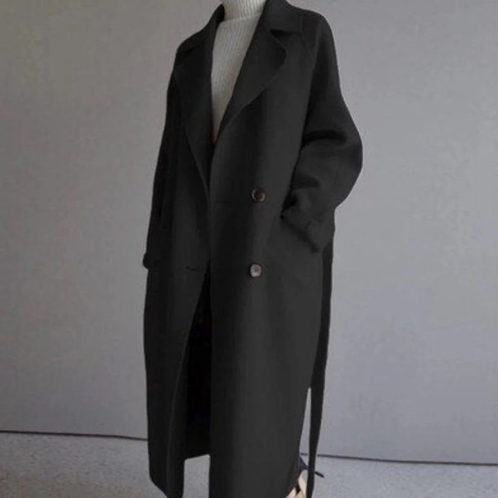 Women's Warm Trench Coat | Long Sleeve
