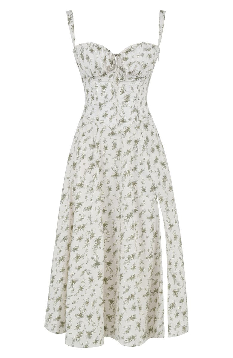 Stylish Floral Midi Dress