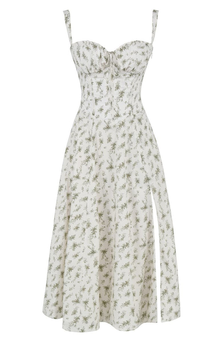 Stylish Floral Midi Dress
