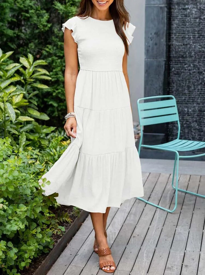 Stylish Casual Tiered Dress