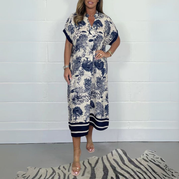 Elegant Print Dress
