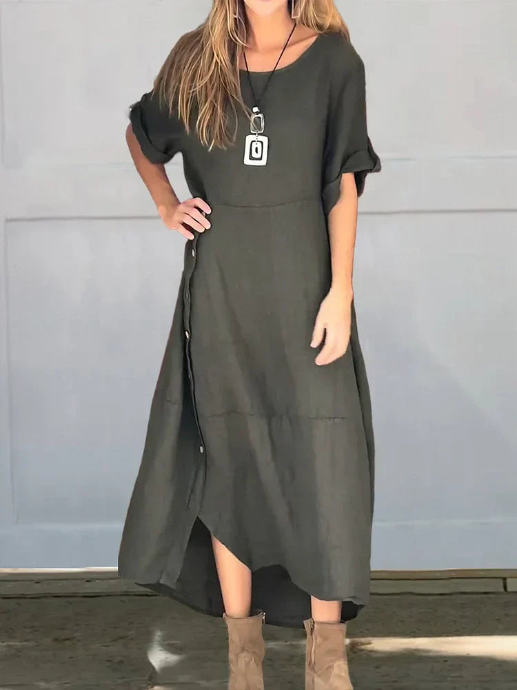 Relaxed-Fit Boho Maxi Dress
