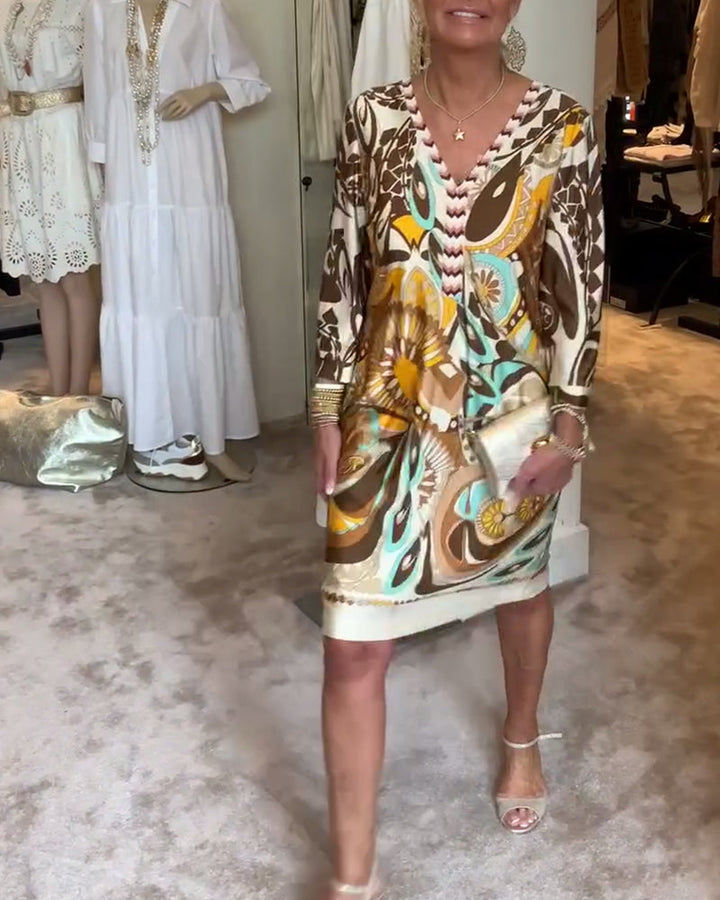 Stylish Bold Prints Summer Dress