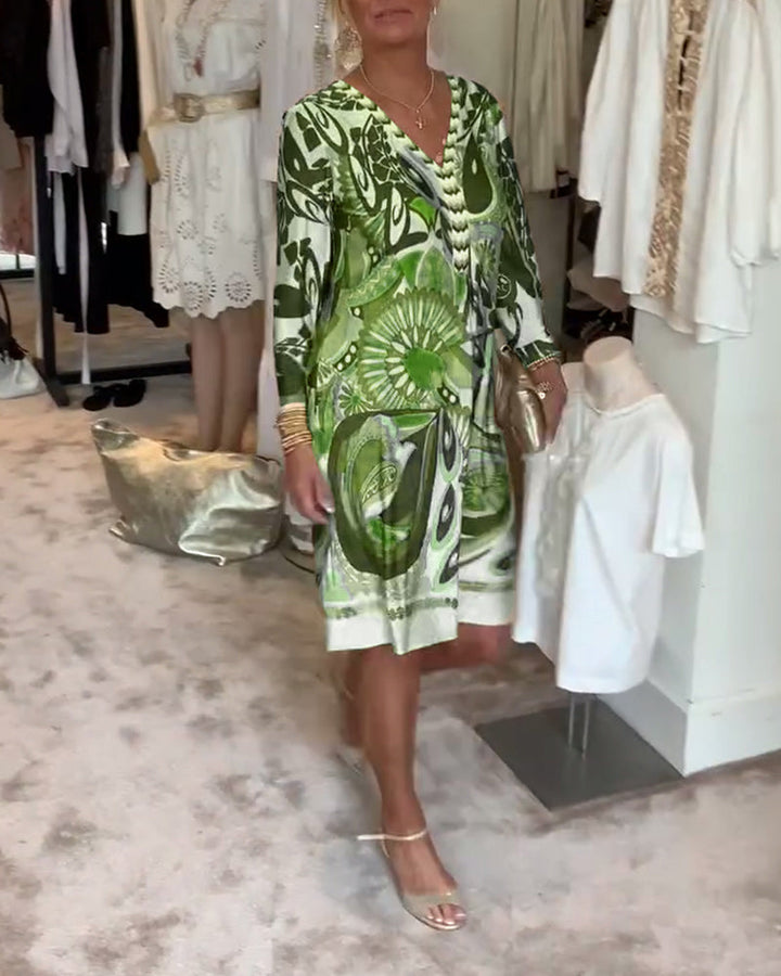 Stylish Bold Prints Summer Dress