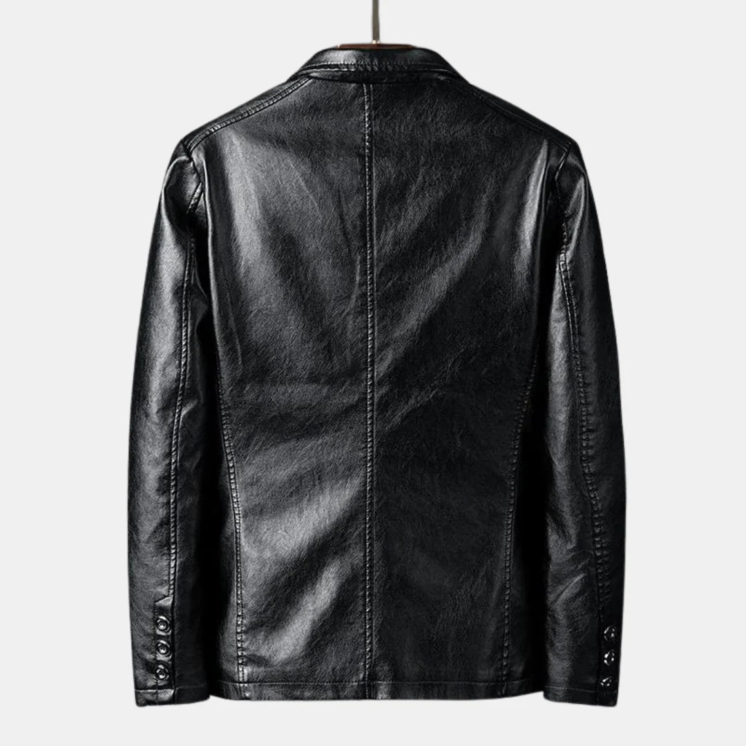 Maggie | Stylish Vegan Leather Blazer