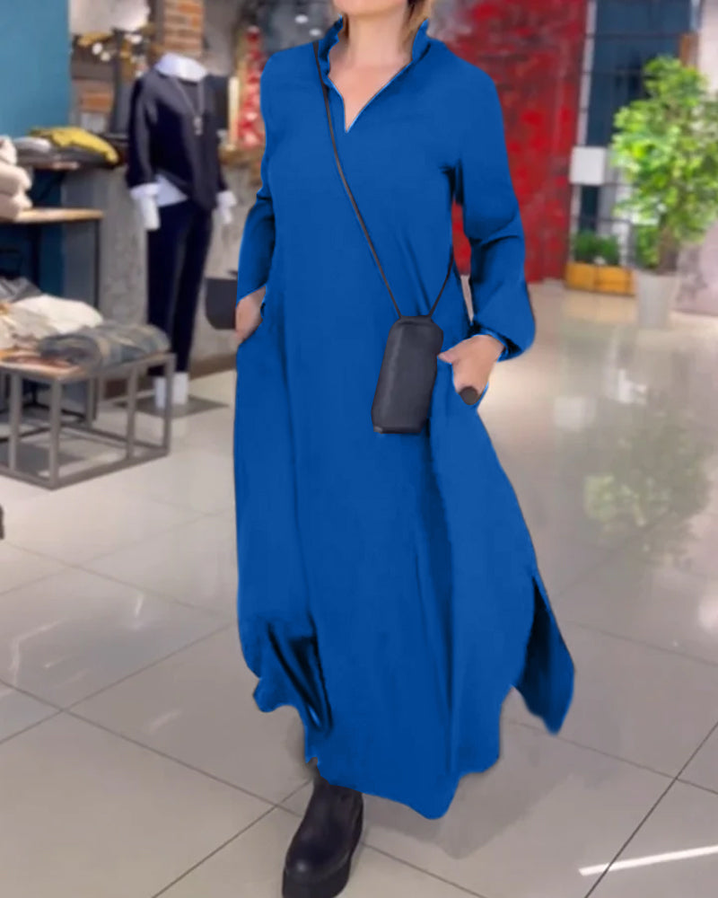 Stylish Long-Sleeve Dress