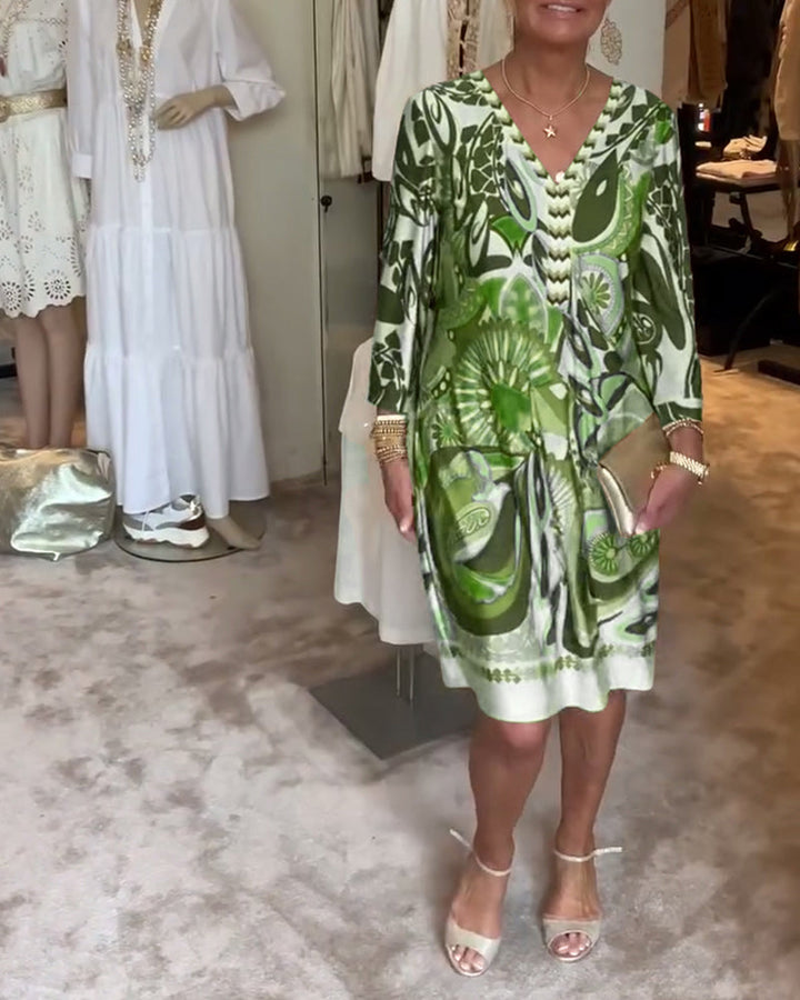 Stylish Bold Prints Summer Dress