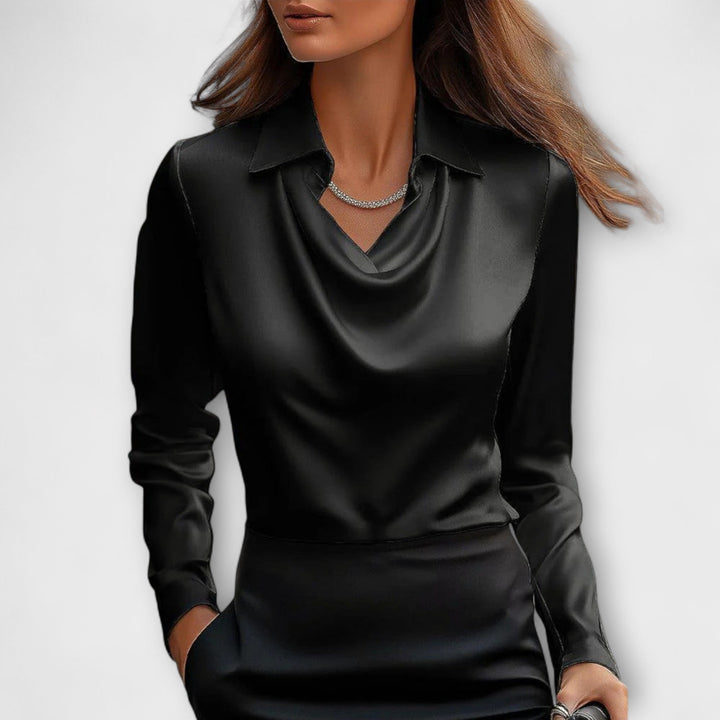 Kanika Blouse with Ruffled Collar