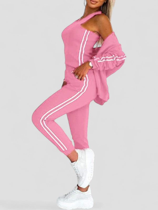 Eulalia™ | Women's Striped Jacket, Vest & Pants