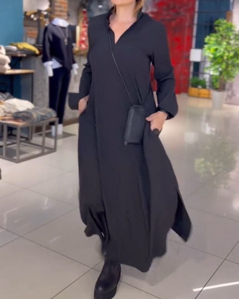 Stylish Long-Sleeve Dress