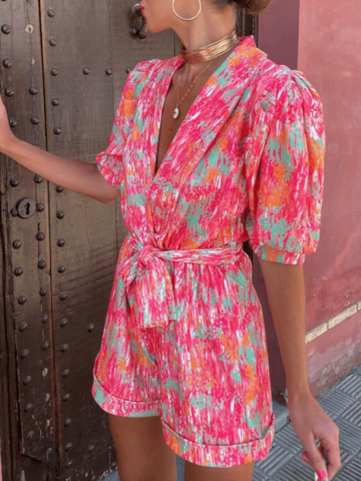 Isabella™ | High-Waisted Elegant Romper