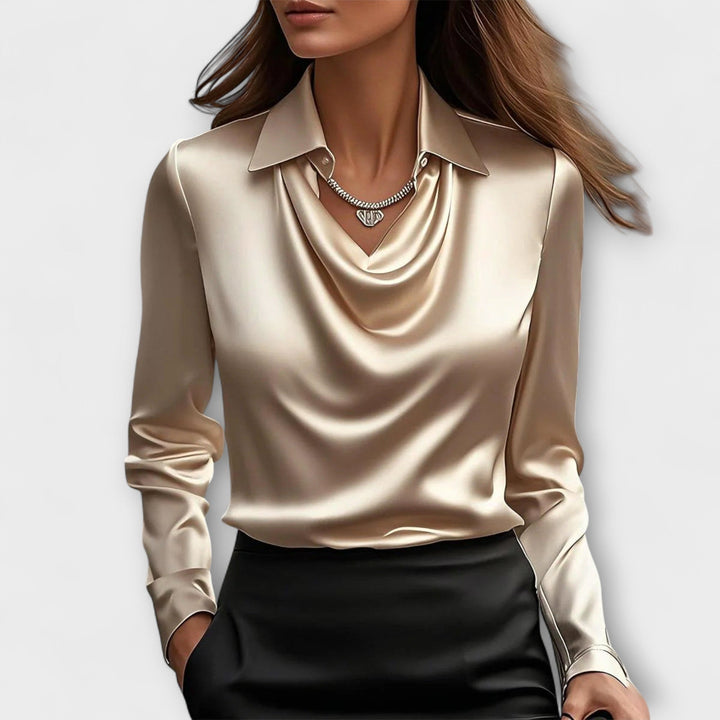 Kanika Blouse with Ruffled Collar