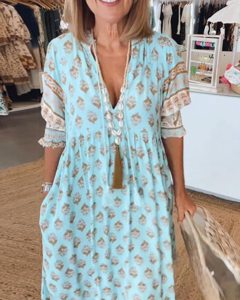 Patterned Dress That Makes You Feel Lively