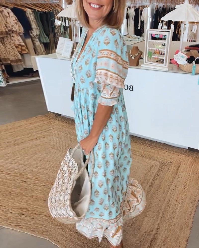 Patterned Dress That Makes You Feel Lively