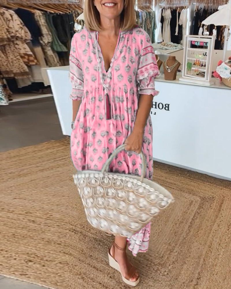 Patterned Dress That Makes You Feel Lively