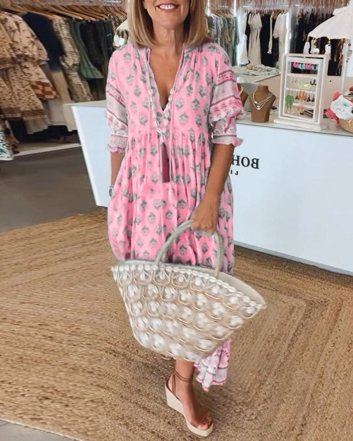 Patterned Dress That Makes You Feel Lively