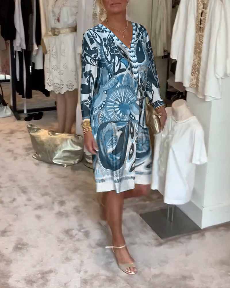 Stylish Bold Prints Summer Dress