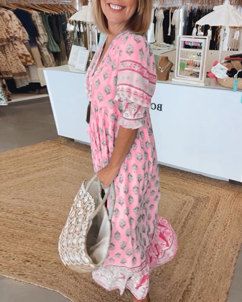 Patterned Dress That Makes You Feel Lively