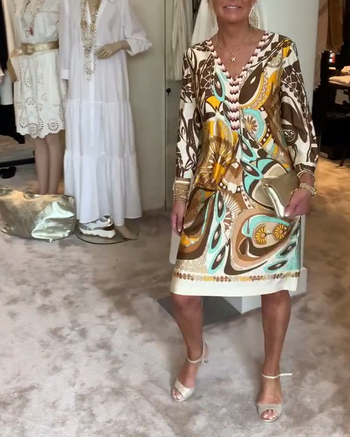 Stylish Bold Prints Summer Dress