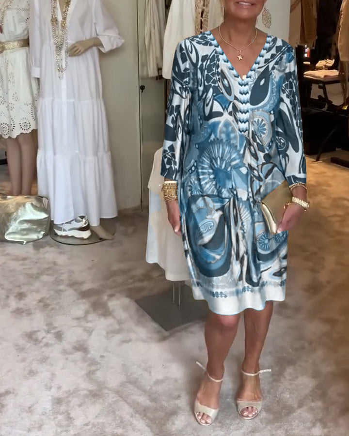 Stylish Bold Prints Summer Dress