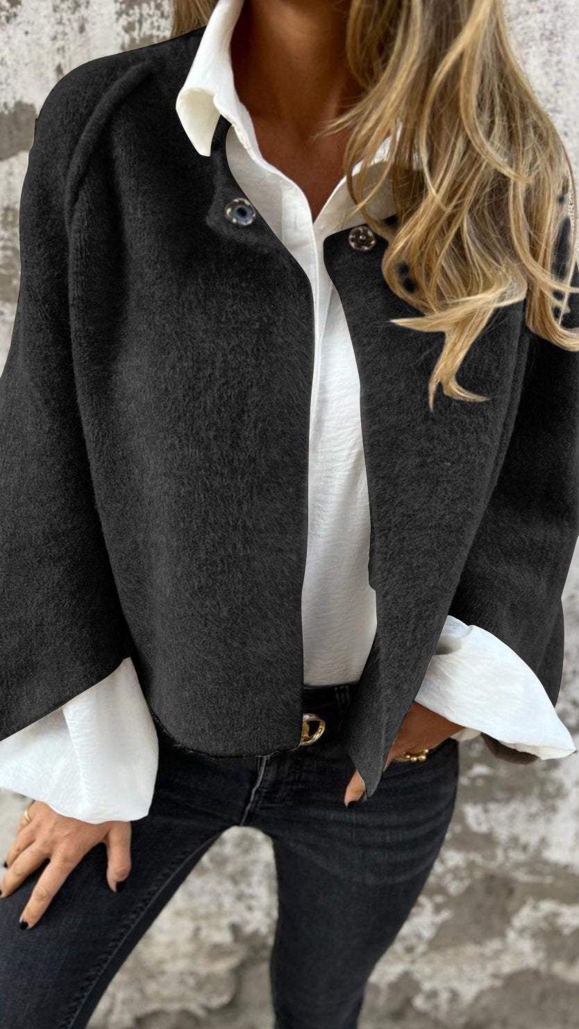 Cosy Autumn Winter Cotton Blend Jacket