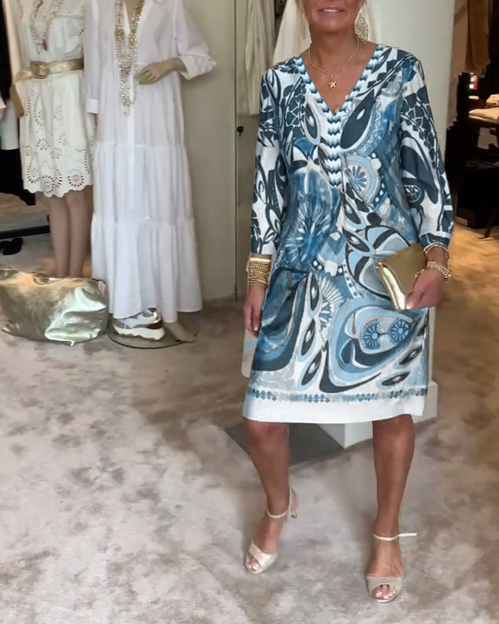 Stylish Bold Prints Summer Dress