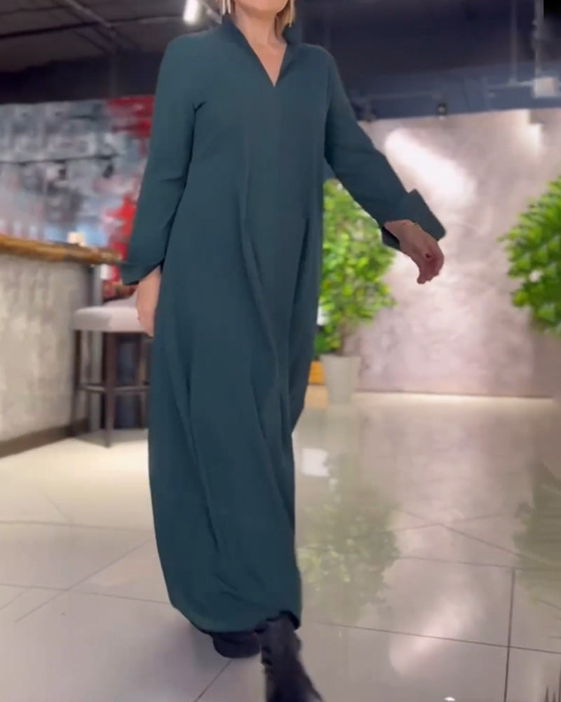 Stylish Long-Sleeve Dress