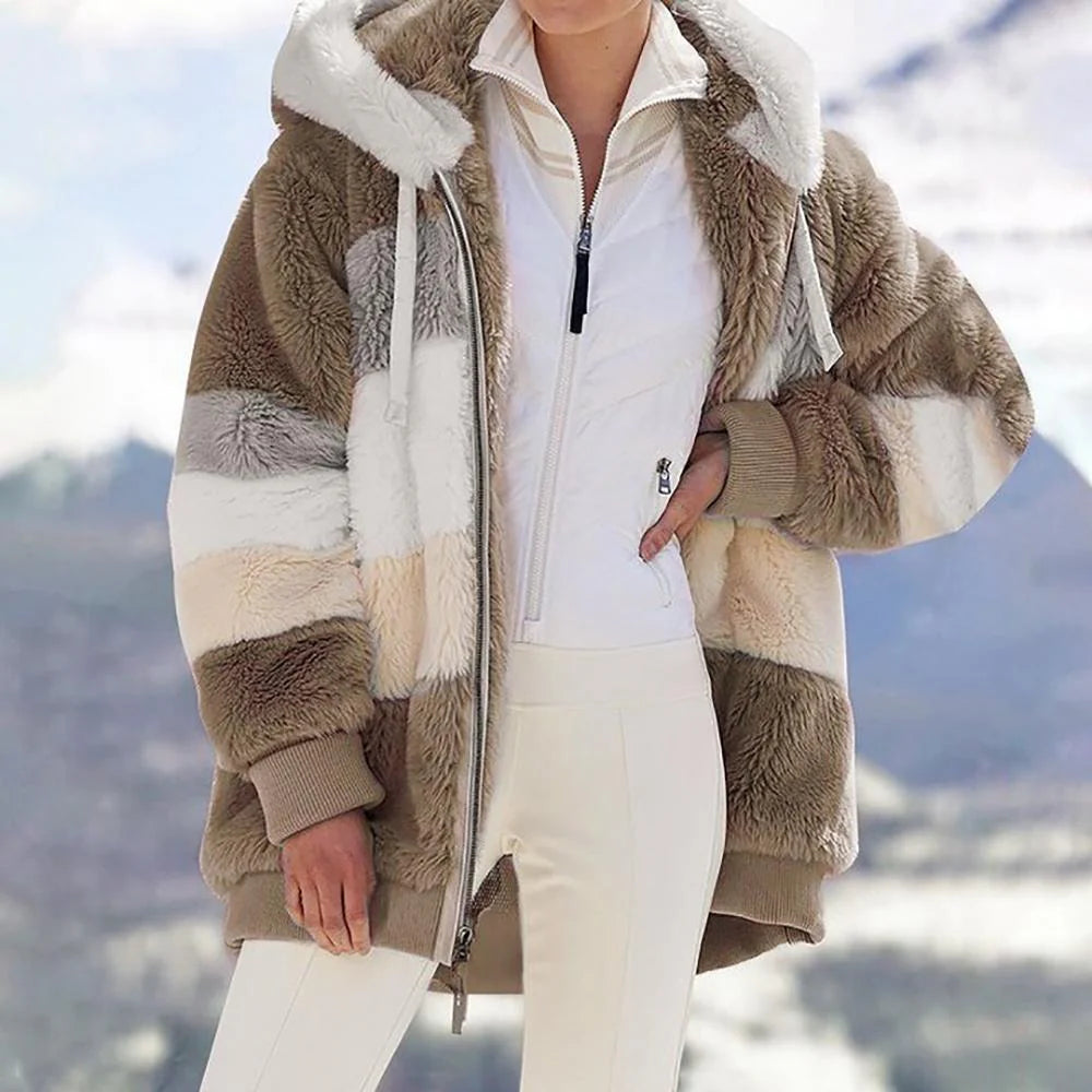 Fluffy Warm Oversized Hoodie Coat
