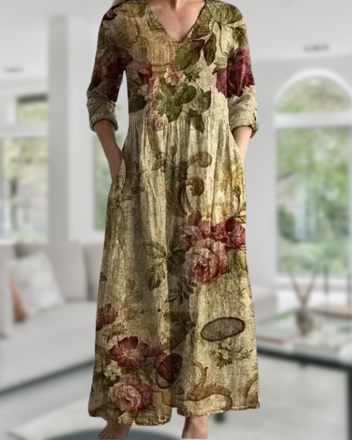 Rina |Maxi Floral Dress