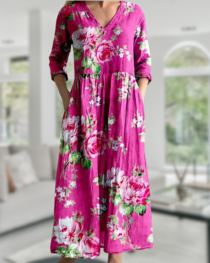 Paula | Floral Maxi Dress