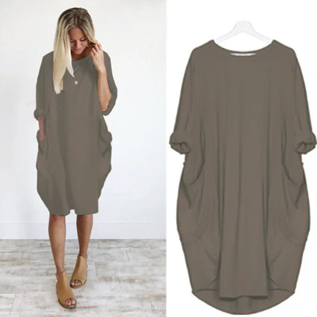 Casual Pocket Dress