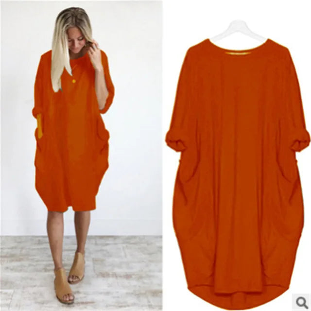 Casual Pocket Dress