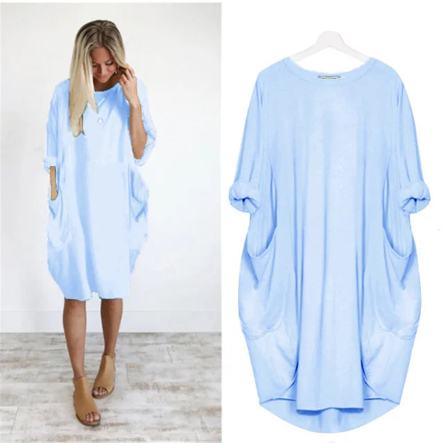 Casual Pocket Dress