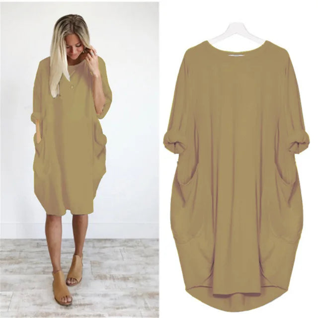 Casual Pocket Dress