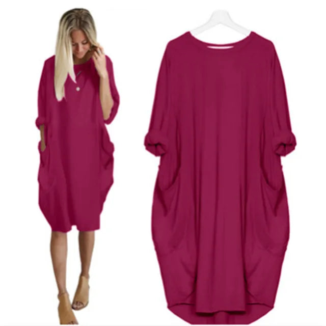 Casual Pocket Dress