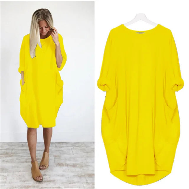 Casual Pocket Dress