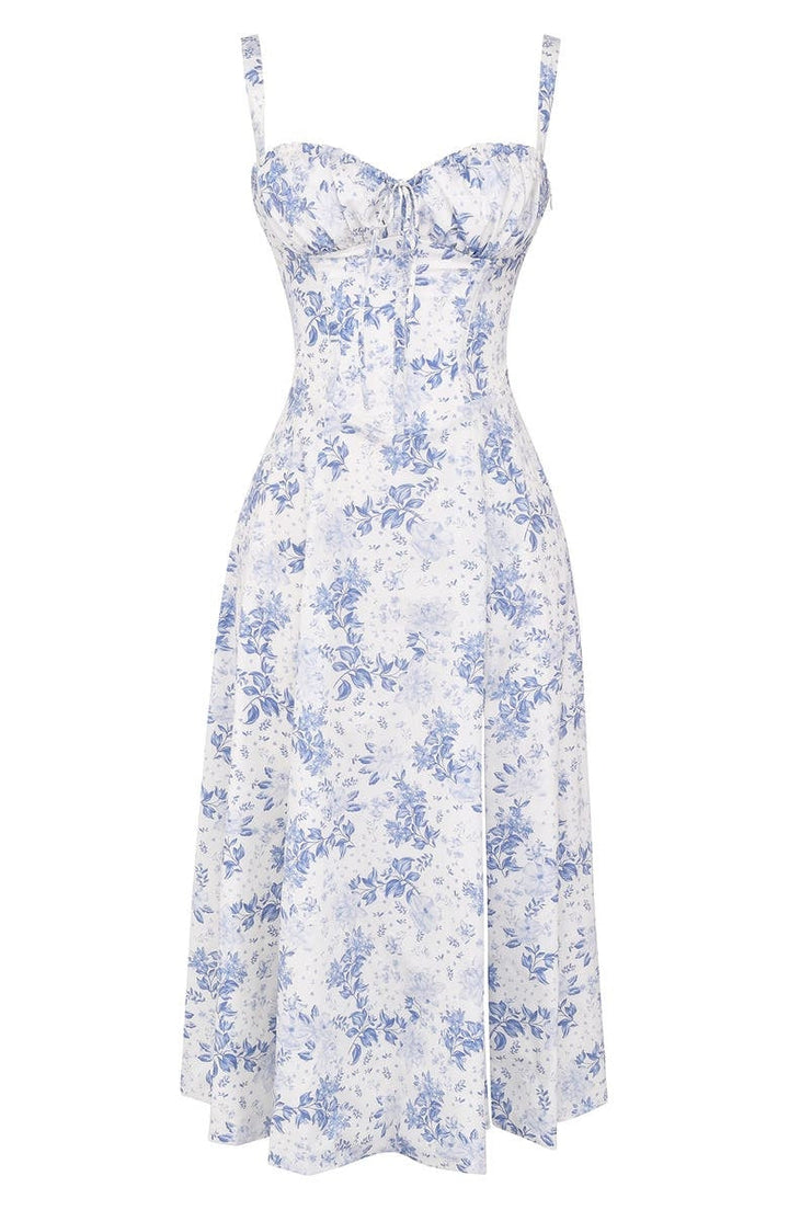 Stylish Floral Midi Dress