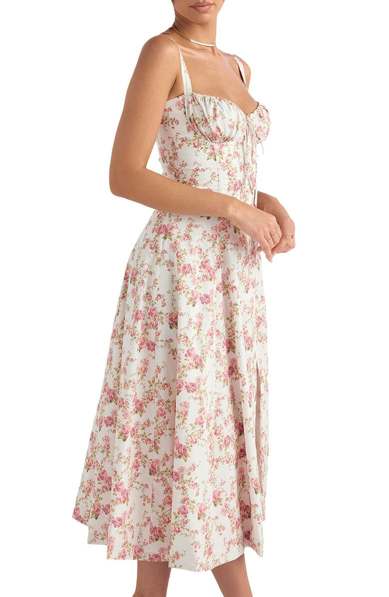 Stylish Floral Midi Dress