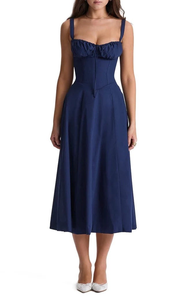 Stylish Floral Midi Dress