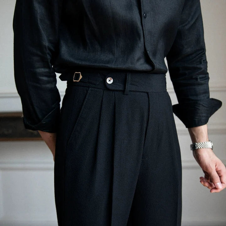 Jesse | Stylish Pleated High Waist Trousers