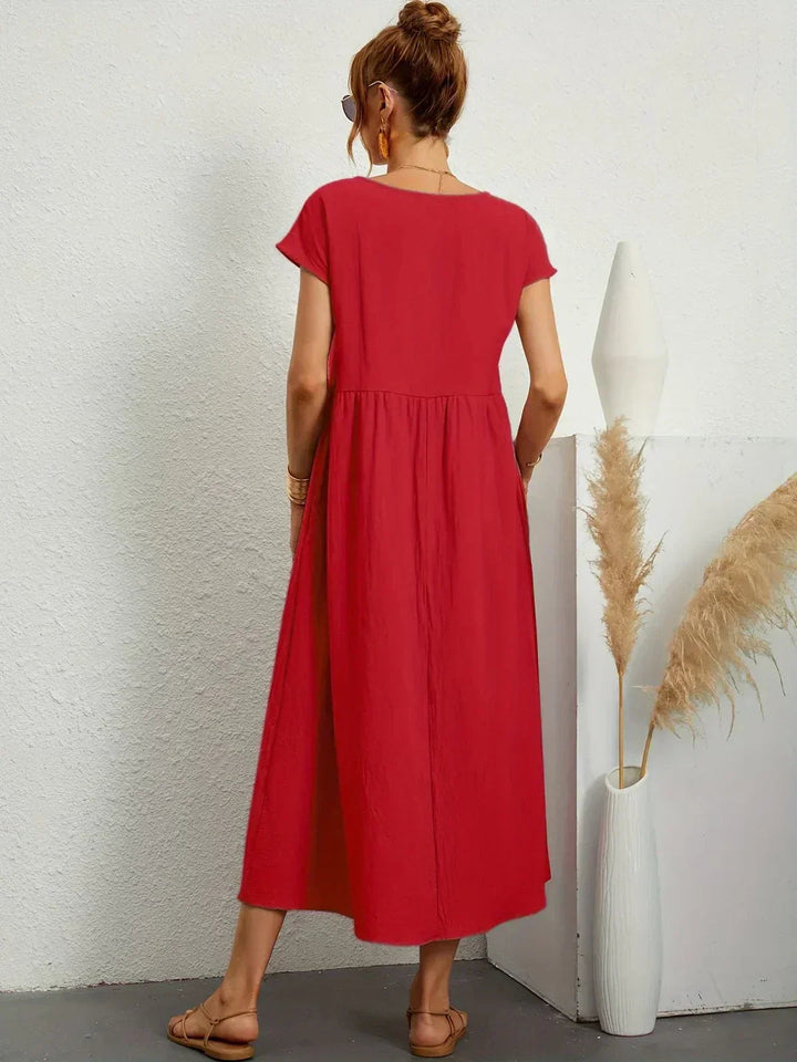 Relaxed Midi Dress – Casual Comfort with Effortless Style