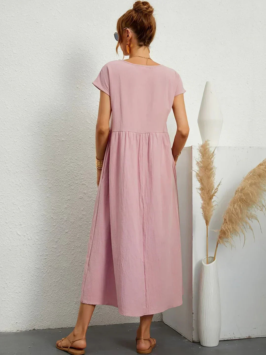 Relaxed Midi Dress – Casual Comfort with Effortless Style