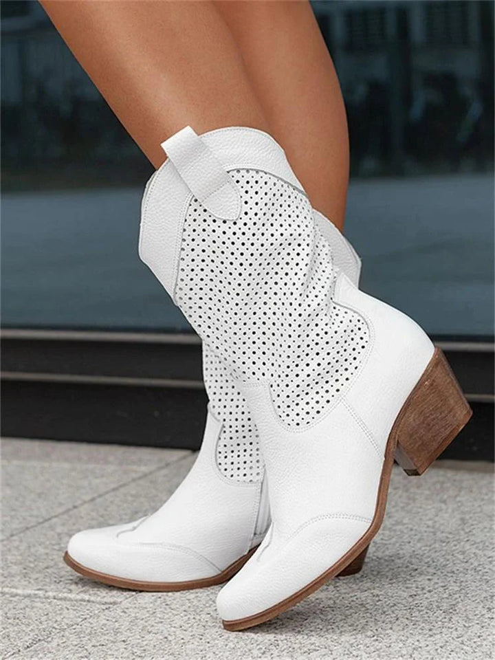 Lucia | Stylish Breathable Western Cowboy Boots