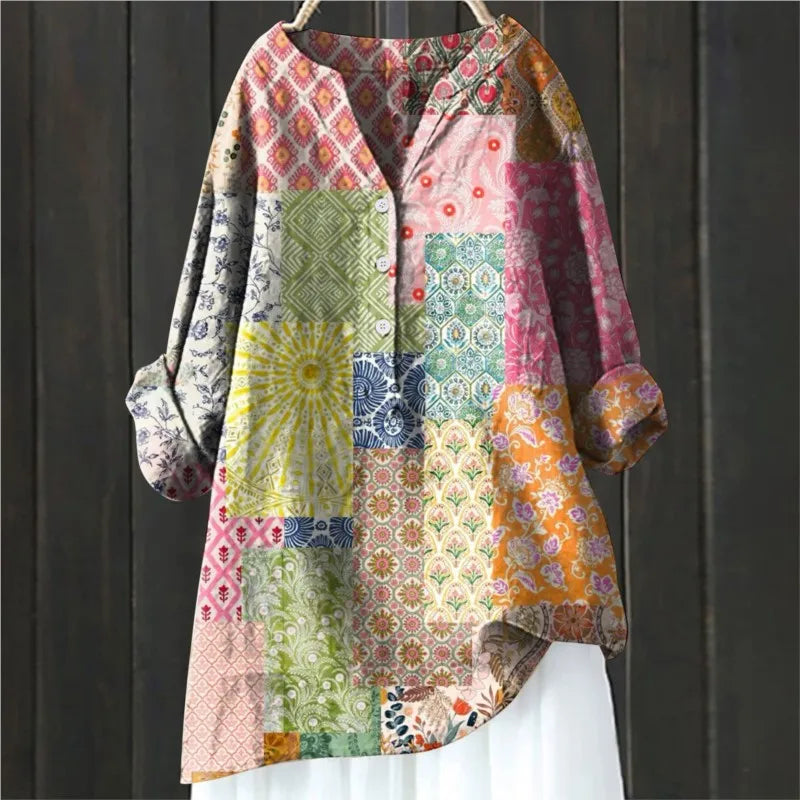 Stylish Floral Button-Up Shirt