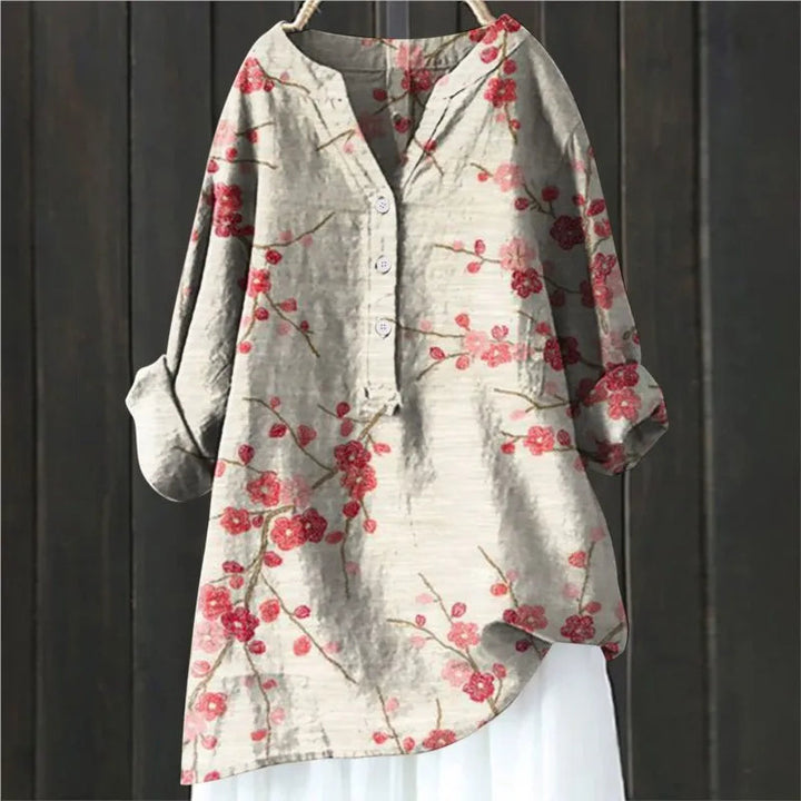 Stylish Floral Button-Up Shirt