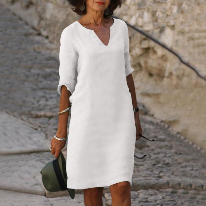 Stylish V-Neck Dress