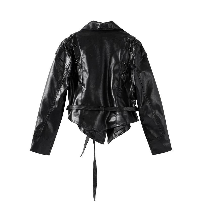Mackenzie | Women  Leather Jacket | Oversized Fit